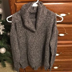 hollister cold shoulder turtle neck